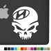 Hyundai Badass Skull Decal